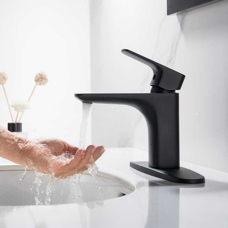Robinet de salle de bain vasque, Noir mat