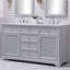 Closter 60'' Double Bathroom Vanity with Stone Top-356978303