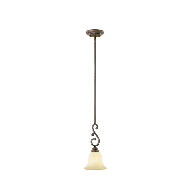 Luminaire suspendu en forme de cloche à 1 lumière Hambleden