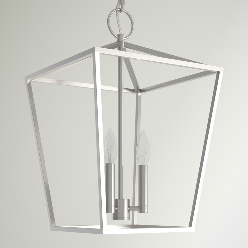 Howington 3 - Light Lantern Pendant, Brushed Nickel