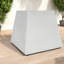 Tables de patio robustes, décor moderne blanc compact Mgo pour l'extérieur
