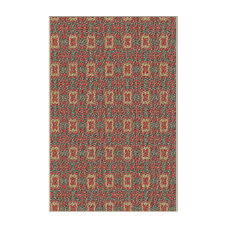 Abstract Indoor Rug, Rectangle 5' x 7'