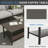 2 Piece All-Weather Outdoor Patio Set with 70 Inch 3-Seat Sofa and Rectangular Coffee Table-260723335-260723332