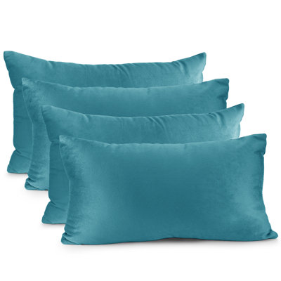 Nestl Velvet Decorative Throw Pillow Cover 4-Pack