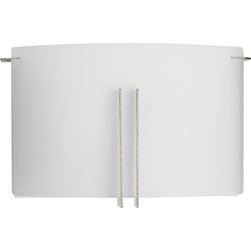 Beyard Steel Armed Sconce, Brushed Nickel