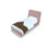 Lit plateforme tapissier Heather Mid-Century