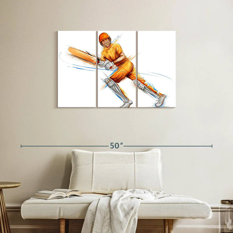 Jeu de cricket, H 24 po x l 38 po
