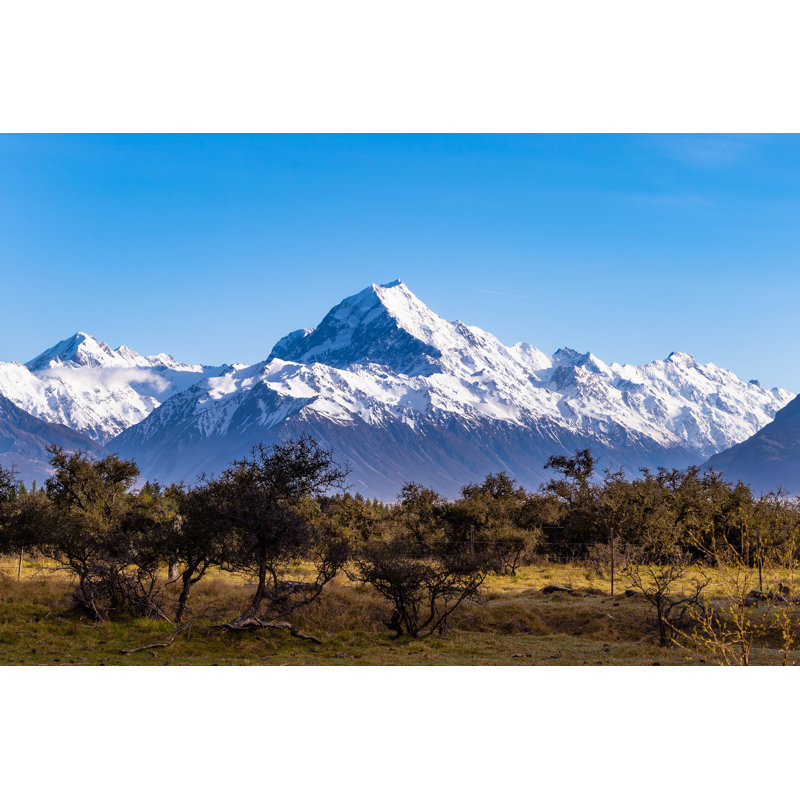 Cleone Aoraki Or Mount Cook - Wrapped Canvas Print, 30cm H x 46cm W x 3.8cm D