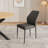 5-Piece Oval Dining Table Set With 4 Modern Chairs For Dining Room-2119285153