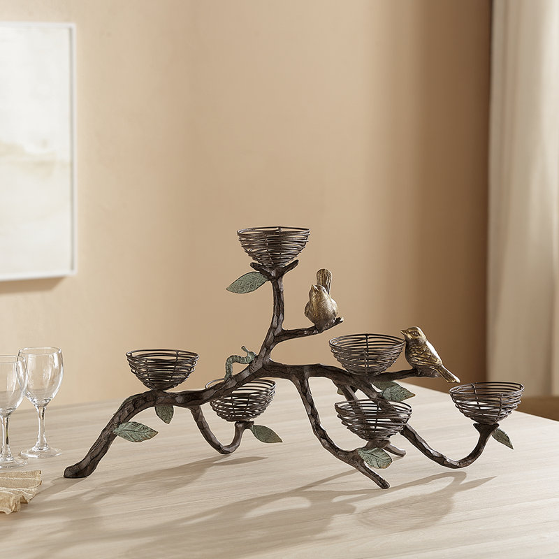 Birds and Nests Candelabra