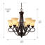 Lustre empire 6 lumières Rosalinda