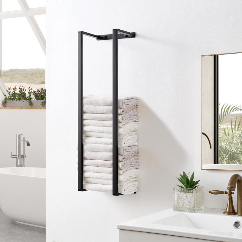 Annamarja 40 cm L Stainless Steel 2 - Bar Wall Mounted Towel Rack