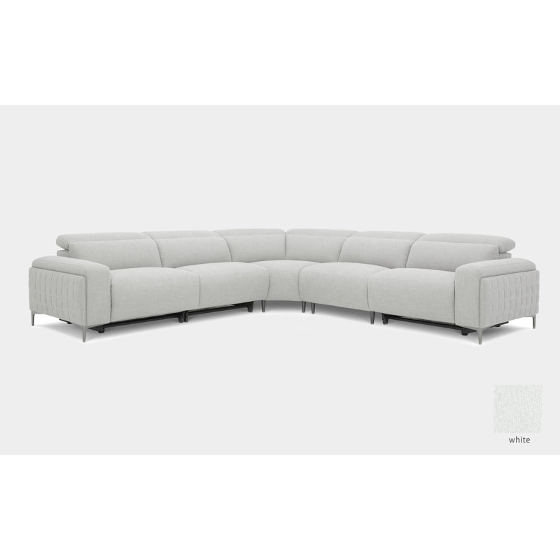 Lilliemay Upholstered Reclining L-Shaped Sectional Reversible