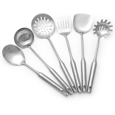 304 Stainless Steel Kitchen Utensils Set 6 Pcs -  JADOOG, YA8TCFX