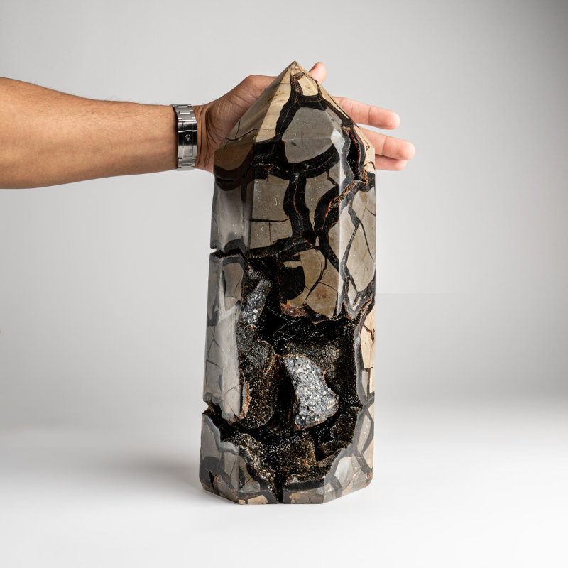 Septarian Druzy Sculpture