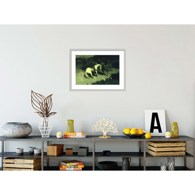 Fired On by Frederic Remington -Framed Giclee Print