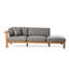 Maro Outdoor Teak Chaise Lounge-14994078