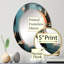 Famagouste - Miroir mural moderne ovale-190574047
