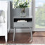 Table de chevet en bois avec table de chevet et 1 tiroir-544061596