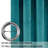 Velvet Noise Reducing Room Darking Grommet Curtain Panels for Home & Office-1715336924-1715373737
