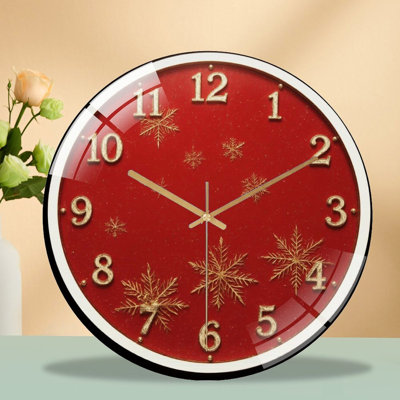 Horloge murale moderne en verre 12 po