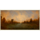 Lake At Dusk Painting