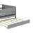 Versatile Twin-Sized Daybed With Drawers And A Pull-Out Trundle Bed, Storage Headboard, Side Tables, And A Built-In USB Charging Station-2037503666
