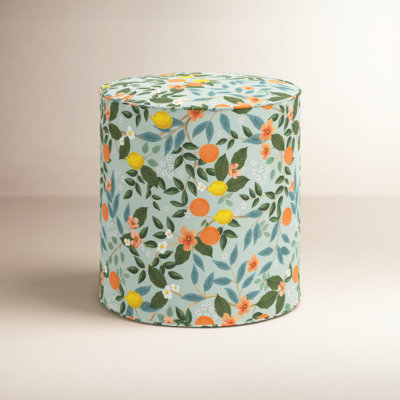 Rifle Paper Co. x Cloth & Company Round Ottoman
