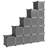 vidaXL Storage Cube Organizer with Cubes Stackable Organizer Modular Shelf PP
