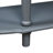 Retro Curved Wood Console Table, Half Moon Table With Open Shelf And 2 Drawers-920619422