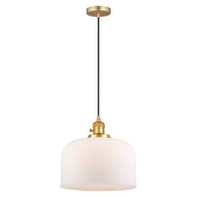 Luminaire suspendu en forme de globe à 1 lumière Analiah