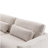 118.9" Wide 3-Piece Modern and Upholstered Soft Fabric Corner Sectional