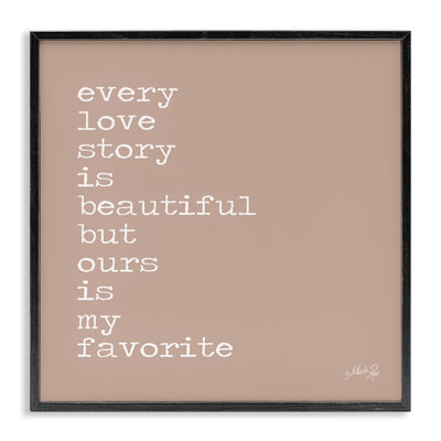 Favorite Love Story Framed Giclee Art by Marla Rae