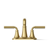 Tone Two-Handle Centerset Bathroom Sink Faucet with Clicker Drain, 1.2 GPM