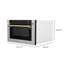 Tiroir à micro-ondes 24 po 1,2 pi³ 1000 watts avec capteur de cuisson-86284020
