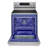 LG 6.3 cu. ft. Electric Single Smart Oven Range with Air Fry, ProBake Convection and Instaview, and Premium Handle-124083310-124083312