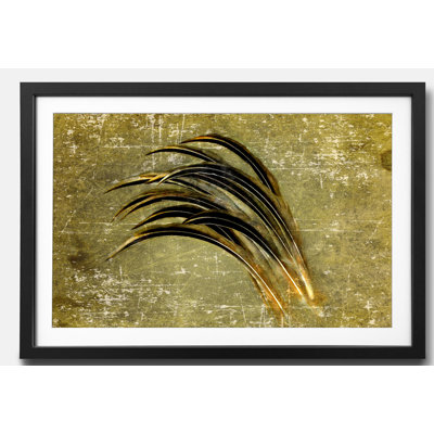 Streetart Bent By The Wind - Single Picture Frame Print