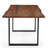 Dassy Acacia Solid Wood Top Metal Base Dining Table-130015782