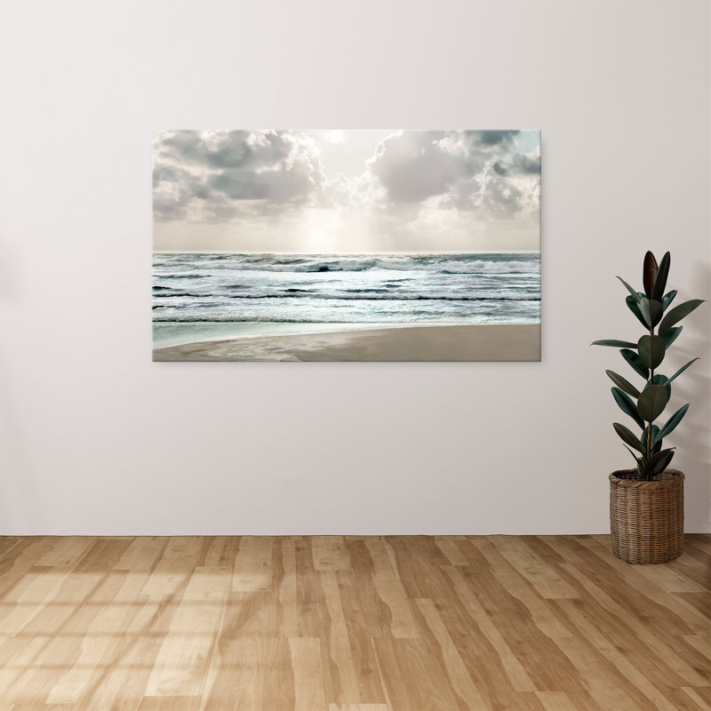 "Calm Shores" par Mike Calascibetta, reproduction sur toile, H 18 po x l 30 po x P 1 po