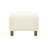 Comfortable Ottoman, White