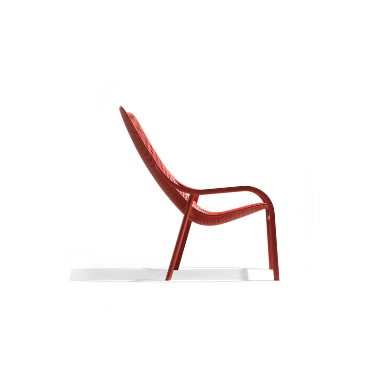 Net Outdoor Lounge Chair, Coral
