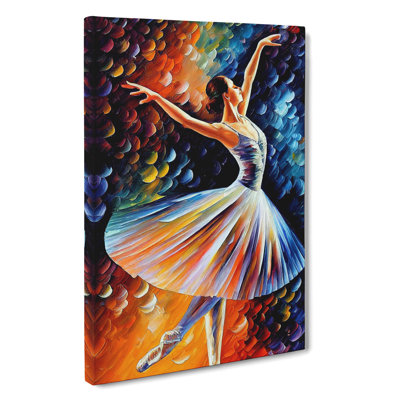 Ballerina Dancer No.2 - Wrapped Canvas