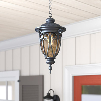 Lanterne suspendue d'extérieur 1 lumière H 20,25 po Grandstaff