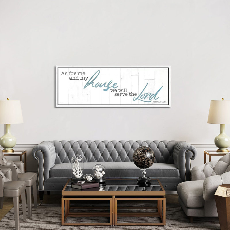 My House by Mlli Villa - Panoramic Print on Canvas, White Floater Framed, 50.8cm H x 152.4cm W x 3.81cm D