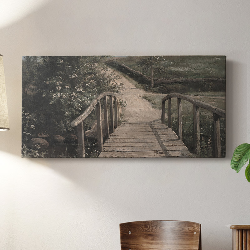 Série paysage - DL XXVI - Toile tendue avec châssis - Prêt à accrocher