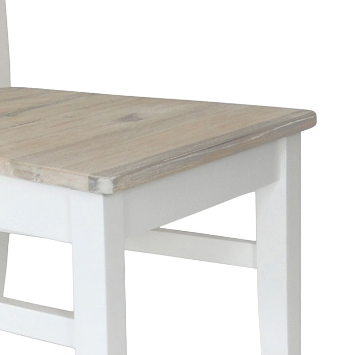 Taylor Slat Back Side Chair, White