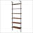 Christy Walnut Owens 96-Inch 6-Shelf Wall Bookshelf