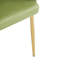 Chaise d'appoint rembourrée, ensemble de 2