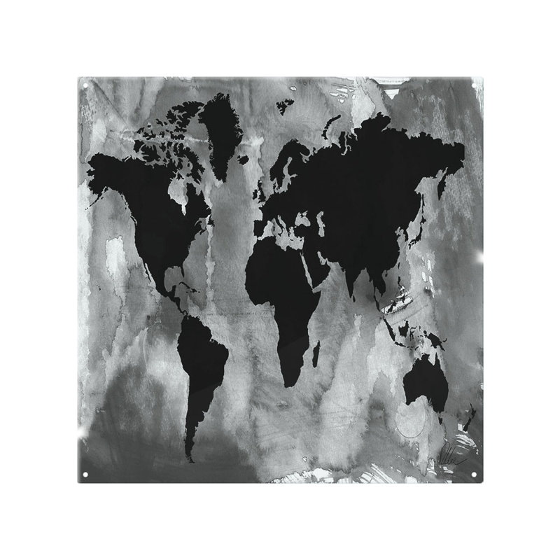 World Map Splash Back, 75cm L x 60cm W