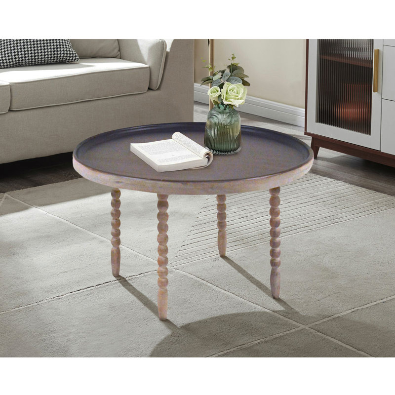Kehlen Solid Wood Four Leg Coffee Table, 35cm H x 60cm W x 60cm D